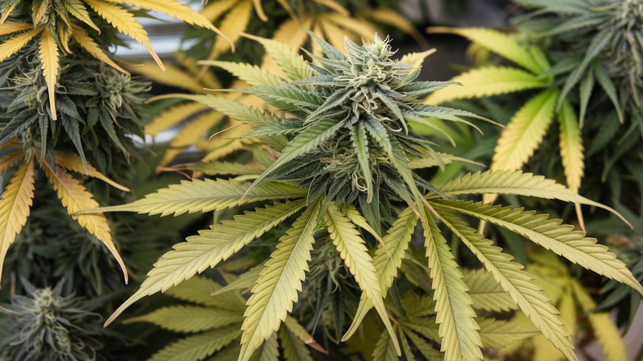 Cannabis Pflanze gelbe Blätter: Ursachen und Lösungen