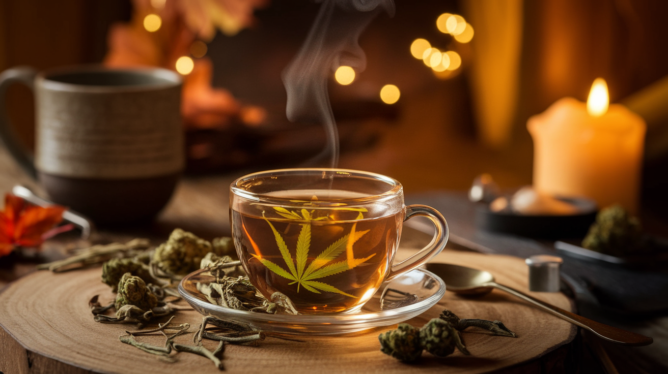 Cannabis Tee zubereiten: Rezept mit Wirkung